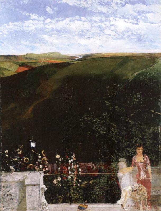 Max Klinger Terrace oil painting picture